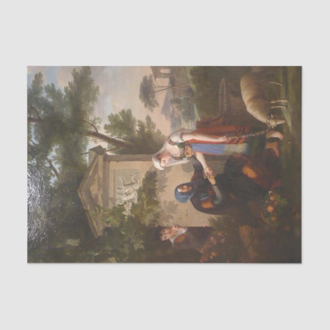 The Fortune Teller by Marie-Guillemine Benoist Tissue Paper (Front)