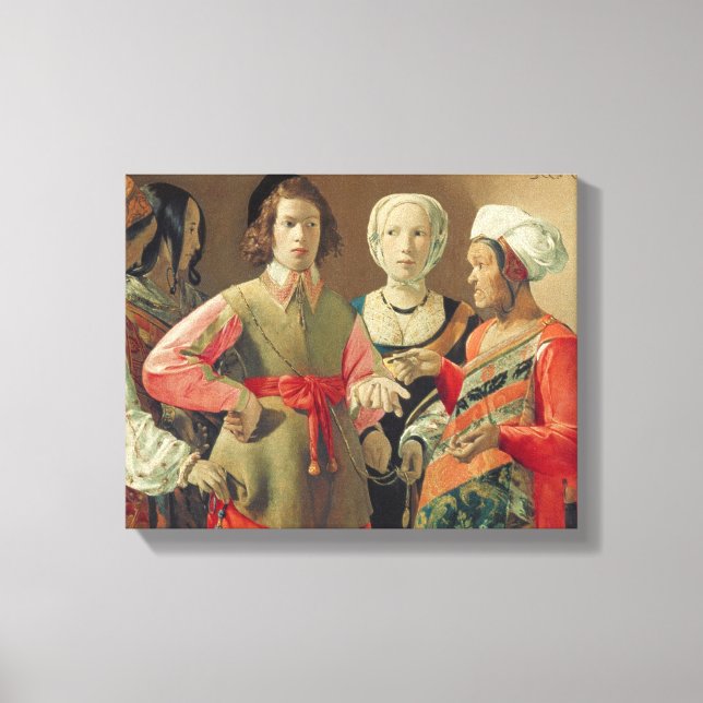 The Fortune Teller, c.1630 (oil on canvas) (see 19 Canvas Print (Front)