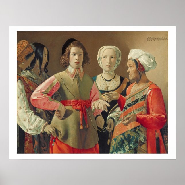 The Fortune Teller, c.1630 (oil on canvas) (see 19 Poster (Front)