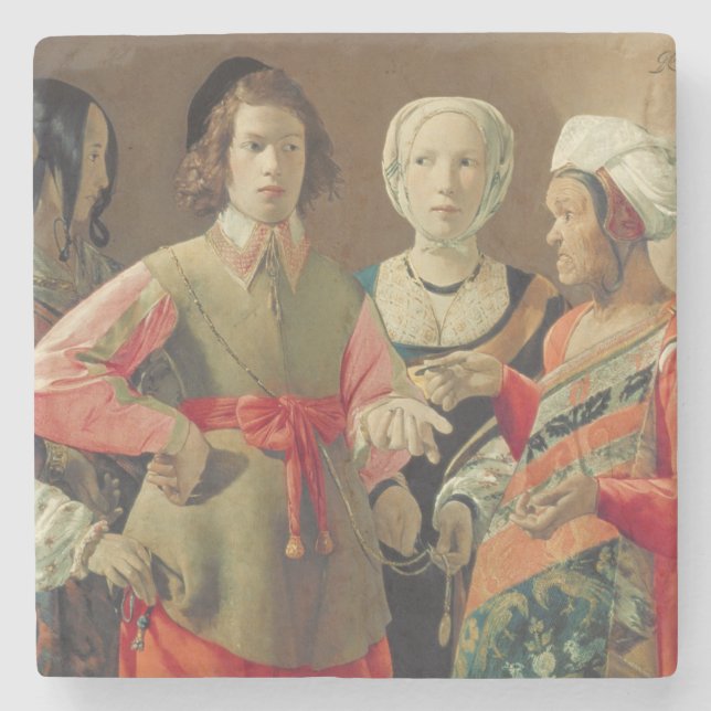 The Fortune Teller, c.1630 (oil on canvas) (see 19 Stone Coaster (Front)
