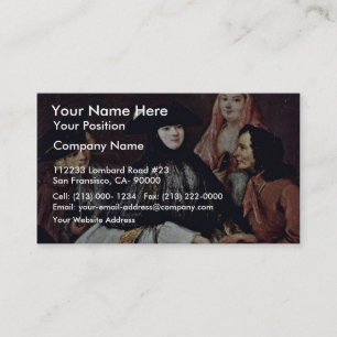 The Fortune Teller Detail By Longhi Pietro Business Card