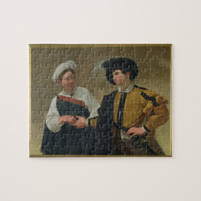 The Fortune Teller (La Buona Ventura), c.1594 Jigsaw Puzzle (Horizontal)
