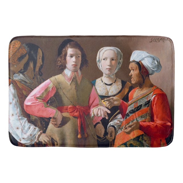 The Fortune Teller, La Tour Bath Mat (Front)