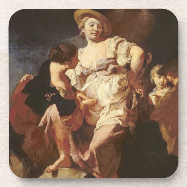 The Fortune-teller (L'Indivona), 1740 Coaster (Front)