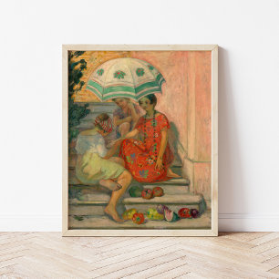 The Fortune Teller, Sainte-Maxime   Henri Lebasque Poster