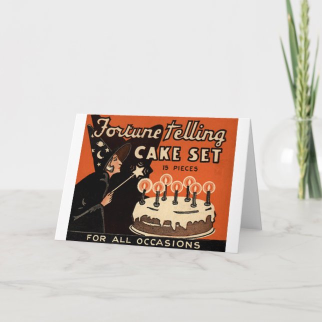 The Fortune Telling Cake Card (Front)
