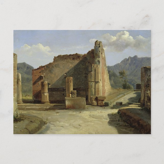 The Forum of Pompeii Postcard (Front)