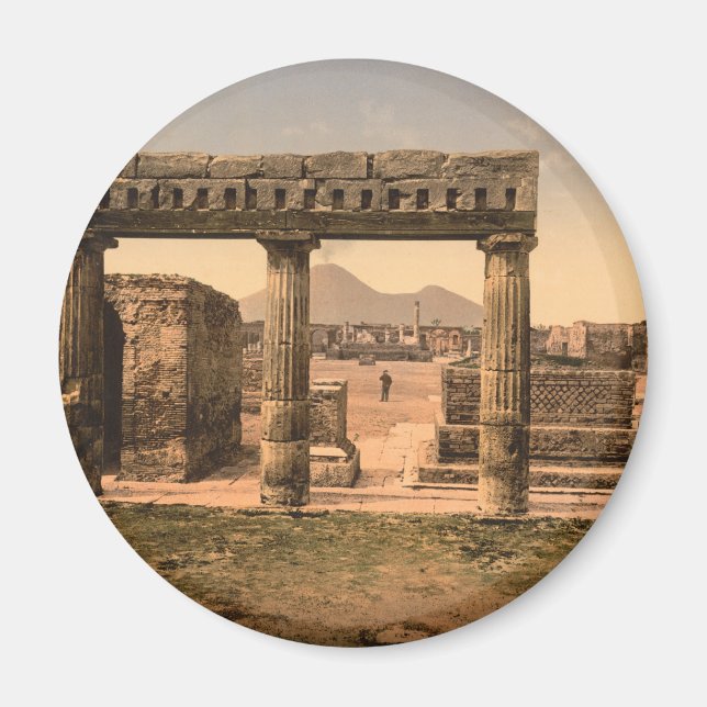 The Forum, Pompeii, Campania, Italy Magnet (Front)