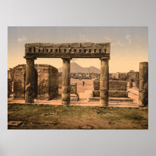 The Forum, Pompeii, Campania, Italy Poster