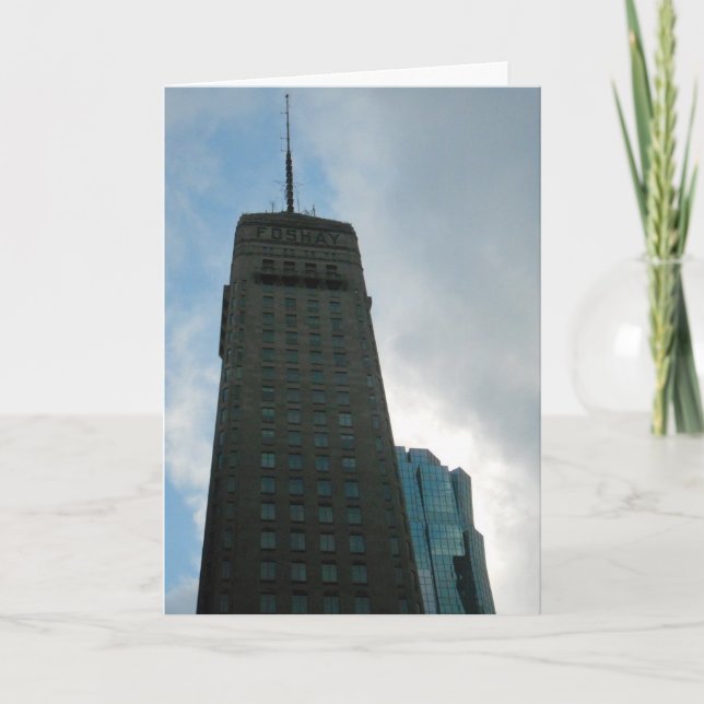 "The Foshay Tower" Congratulatory Card (Front)