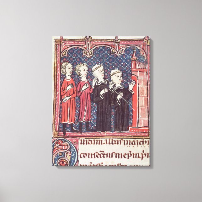 The Foundation of a Monastery Canvas Print (Front)