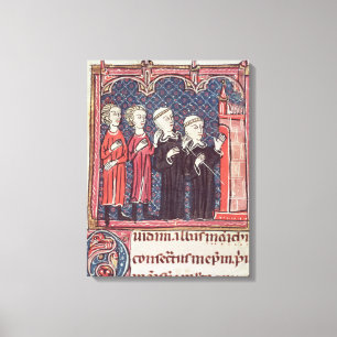 The Foundation of a Monastery Canvas Print