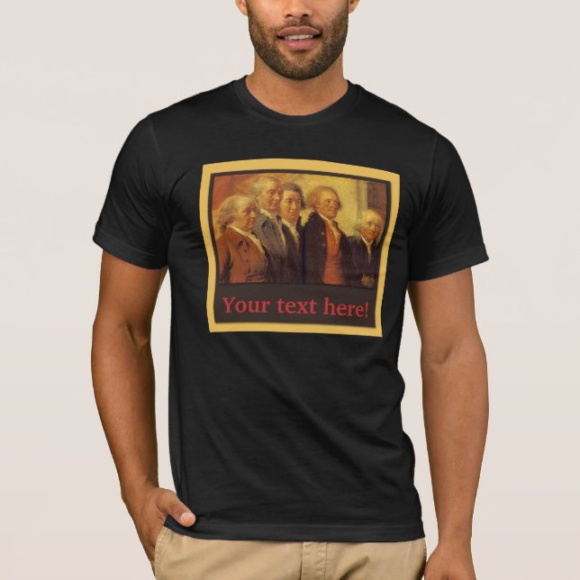 The Founding Fathers customisable Tshirt (Front)