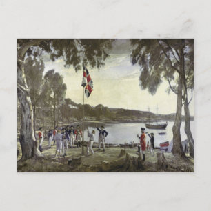The Founding of Australia by Capt. Arthur Postcard