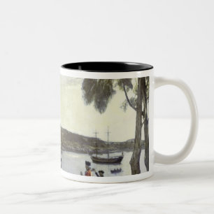 The Founding of Australia by Capt. Arthur Two-Tone Coffee Mug