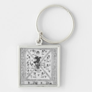 The Founding of Tenochtitlan Key Ring