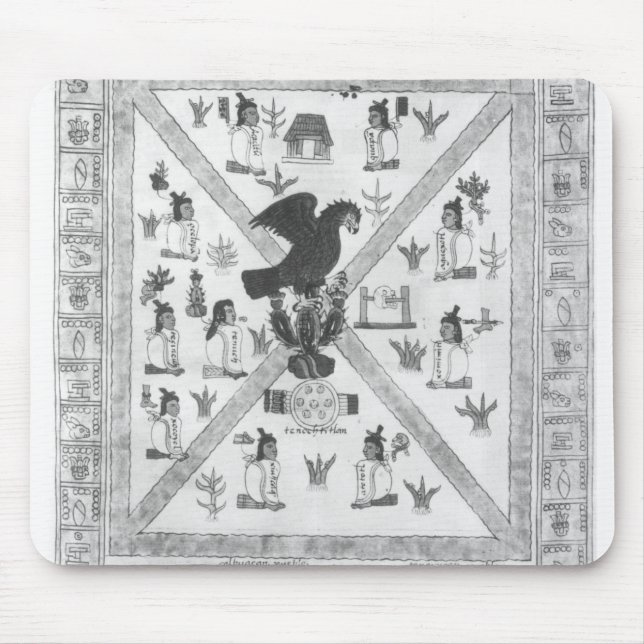 The Founding of Tenochtitlan Mouse Mat (Front)