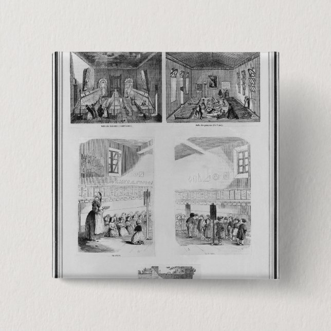 The foundling home 15 cm square badge (Front)