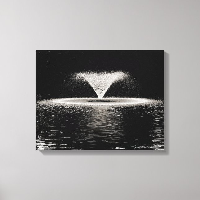 The Fountain Canvas Print (Front)
