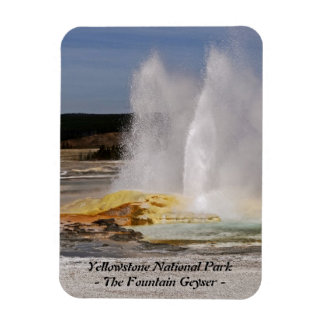 THE FOUNTAIN GEYSER, YELLOWSTONE NATIONAL PARK MAGNET
