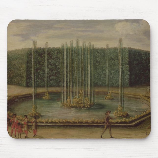 The Fountain of Bacchus at Versailles Mouse Mat (Front)
