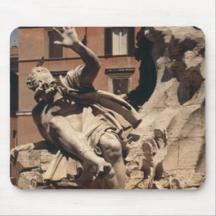 The Fountain of the Four Rivers Mouse Mat