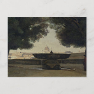 The Fountain of the French Academy in Rome Postcard