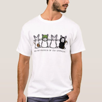The Four Bunnies of the Apocalypse T-Shirt