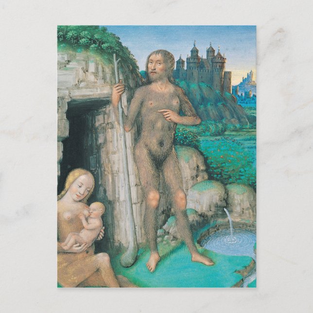 The Four Conditions of Society: The Wild State Postcard (Front)