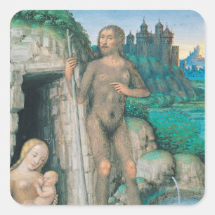 The Four Conditions of Society: The Wild State Square Sticker