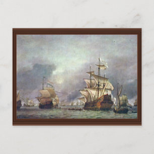 The Four-Day During The Battle Of 1666 Captured Postcard