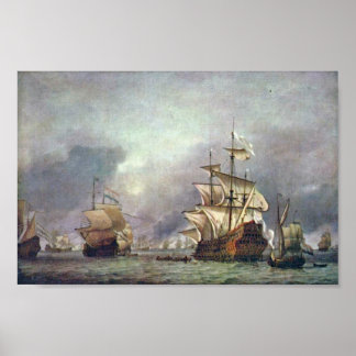 The Four-Day During The Battle Of 1666 Captured Poster