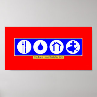 The Four Essentials for Life Poster