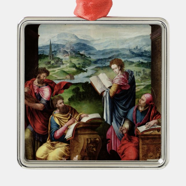 The Four Evangelists Metal Tree Decoration (Front)