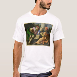 The Four Fathers of the Church (oil on canvas laid T-Shirt