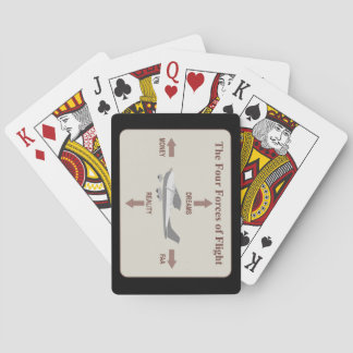 The Four Forces of Flight Playing Cards