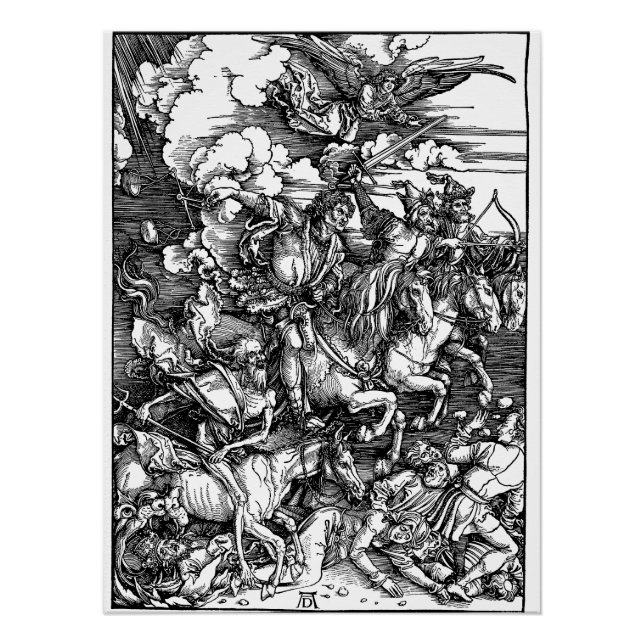 The Four Horsemen (Durer 1511) Poster (Front)