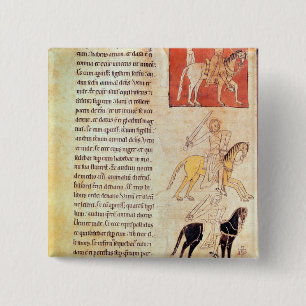 The Four Horsemen of the Apocalypse 15 Cm Square Badge