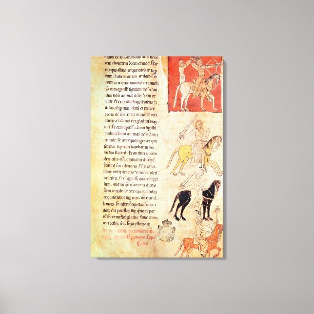 The Four Horsemen of the Apocalypse Canvas Print (Front)