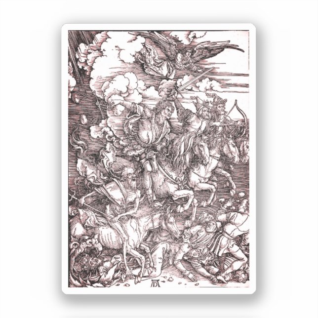 The Four Horsemen of the Apocalypse (Dürer, 1498) (Front)