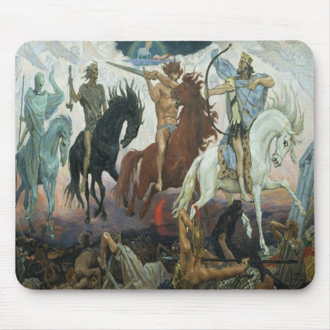 The Four Horsemen of the Apocalypse Mouse Mat (Front)