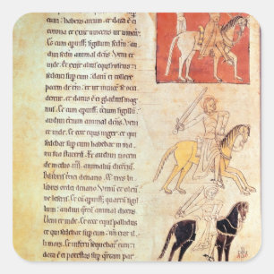 The Four Horsemen of the Apocalypse Square Sticker