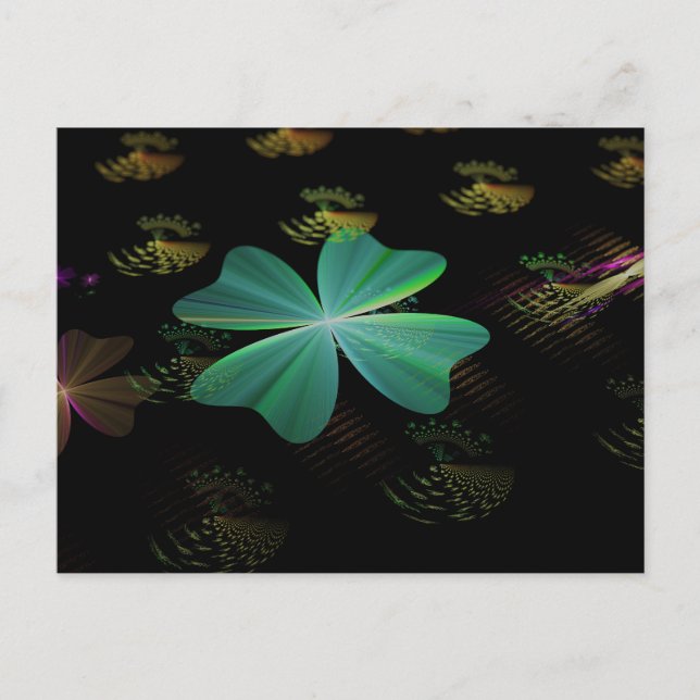 ☼The four-leaf clover☼ Postcard (Front)