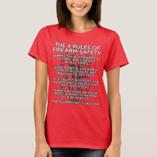 The Four Rules of Firearm Safety - Shirt
