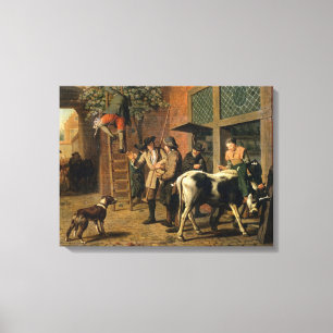 The Four Seasons, Autumn (oil on canvas) (see 1667 Canvas Print