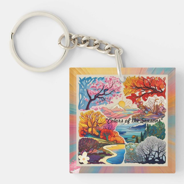 "The Four Seasons" Key Ring (Front)