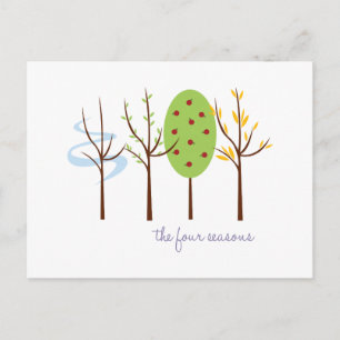 The Four Seasons Postcard