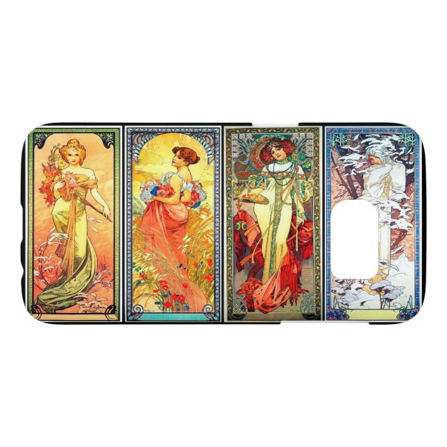 The Four Seasons series 3 by Mucha Case-Mate Samsung Galaxy Case (Back Horizontal)
