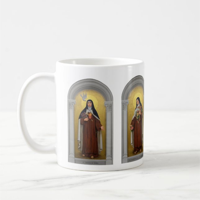 THE FOUR ST. TERESA THERESE CARMELITES COFFEE MUG (Left)