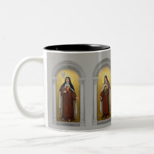 THE FOUR ST. TERESA THERESE CARMELITES Two-Tone COFFEE MUG